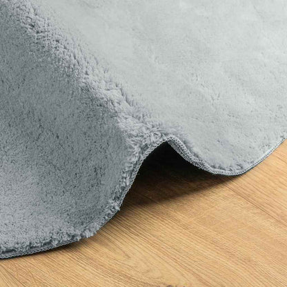 Teppich Grau 140 x 200 cm Polyester