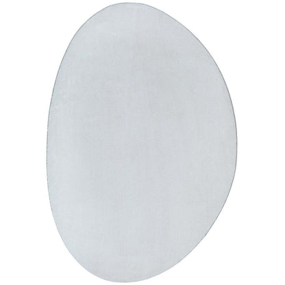 Teppich Grau 140 x 200 cm Polyester