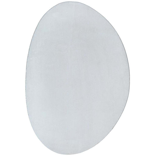 Teppich Grau 140 x 200 cm Polyester