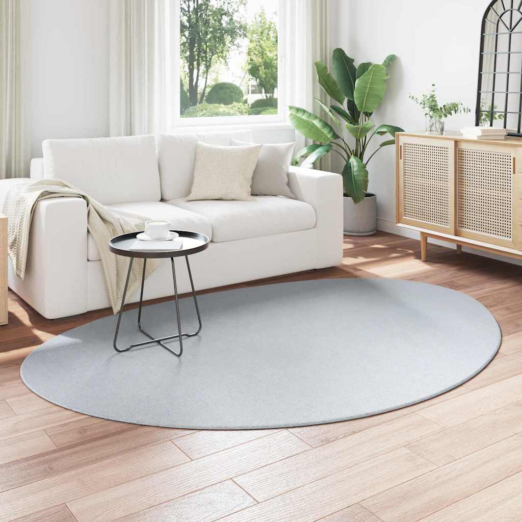 Teppich Grau 160 x 230 cm Polyester