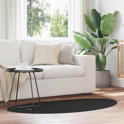 Teppich Schwarz 80 x 150 cm Polyester