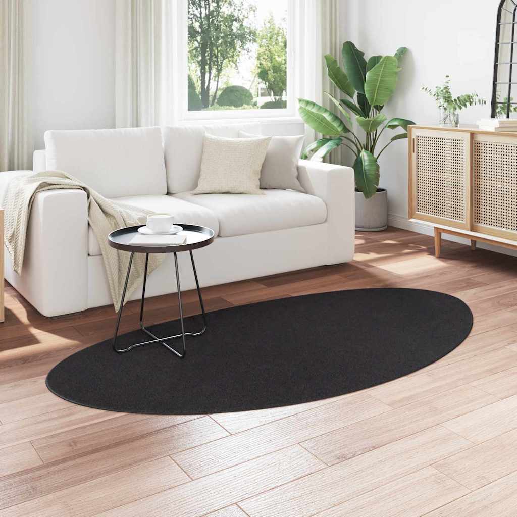 Teppich Schwarz 100 x 200 cm Polyester
