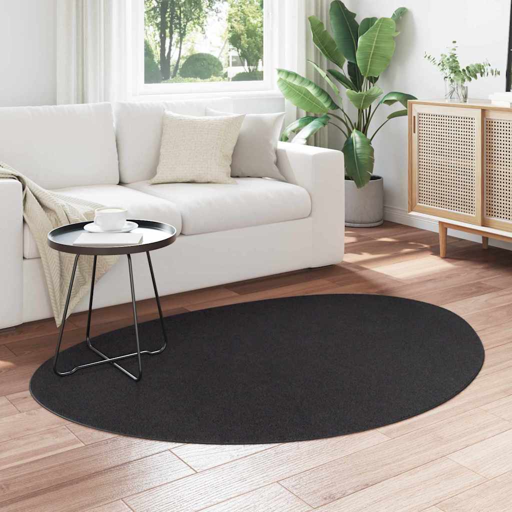 Teppich Schwarz 120 x 170 cm Polyester