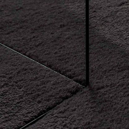 Teppich Schwarz 140 x 200 cm Polyester