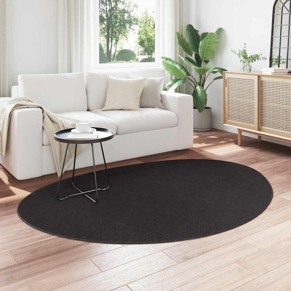 Teppich Schwarz 140 x 200 cm Polyester