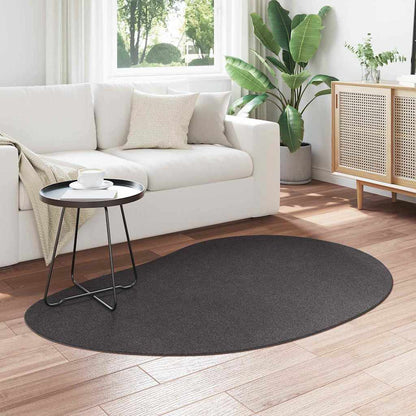 Teppich Anthrazit 120 x 170 cm Polyester