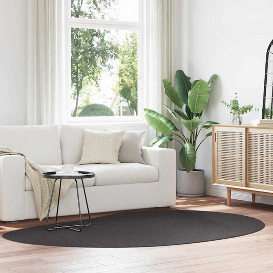 Teppich Anthrazit 160 x 230 cm Polyester