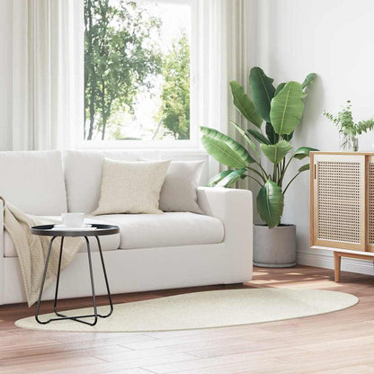 Teppich HUARTE Creme 100 x 200 cm Polyester