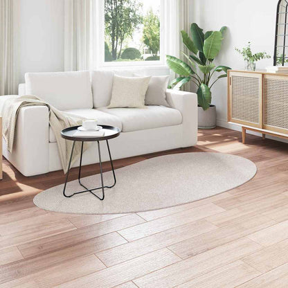 Teppich Sandfarbe 100 x 200 cm Polyester