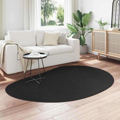 Teppich Schwarz 140 x 200 cm Polyester