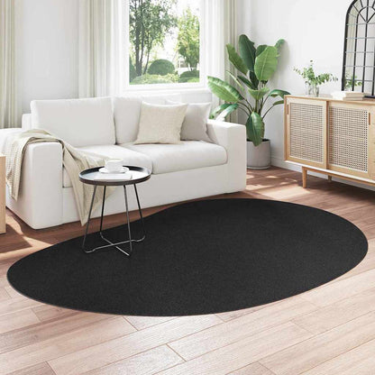Teppich Schwarz 160 x 230 cm Polyester