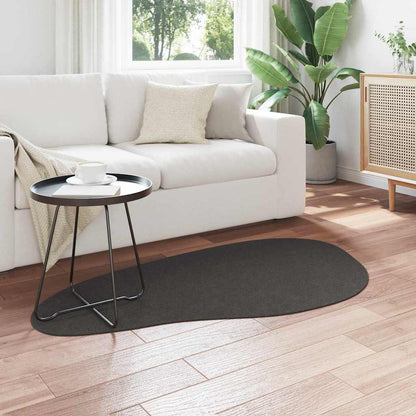 Teppich Anthrazit 80 x 150 cm Polyester