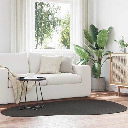 Teppich Anthrazit 140 x 200 cm Polyester