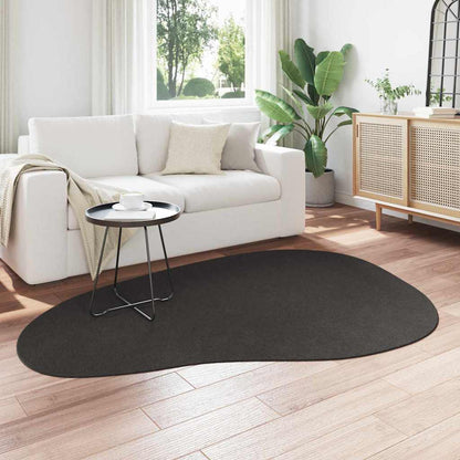 Teppich Anthrazit 140 x 200 cm Polyester