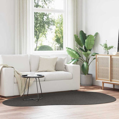 Teppich Anthrazit 160 x 230 cm Polyester
