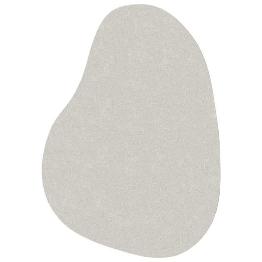 Teppich Sandfarbe 140 x 200 cm Polyester
