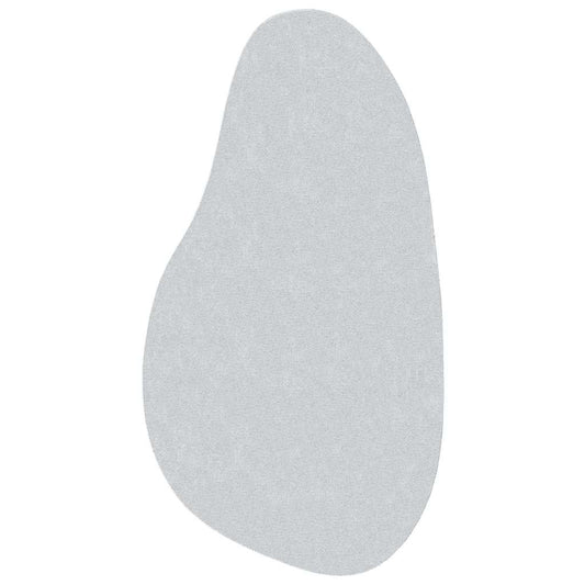 Teppich Grau 80 x 150 cm Polyester