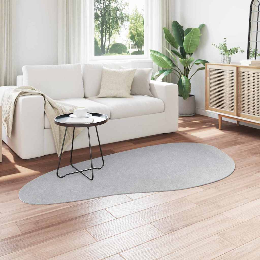 Teppich Grau 100 x 200 cm Polyester