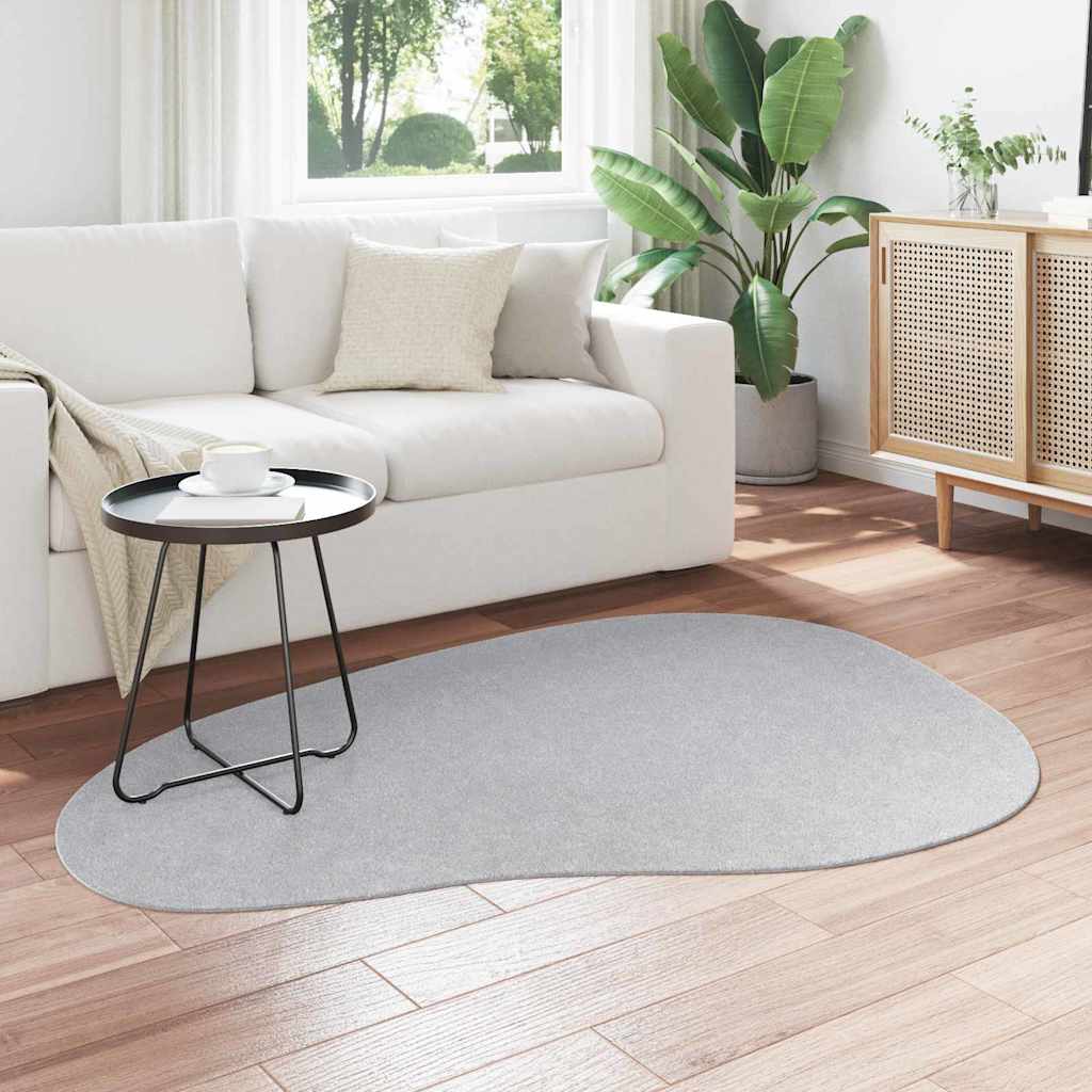 Teppich Grau 120 x 170 cm Polyester