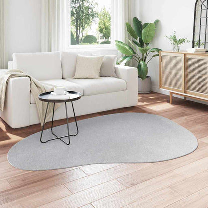 Teppich Grau 140 x 200 cm Polyester