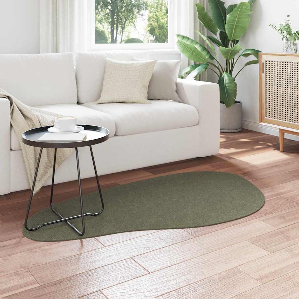 Teppich Waldgrün 80 x 150 cm Polyester