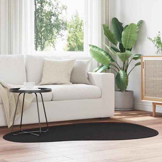 Teppich Schwarz 120 x 170 cm Polyester