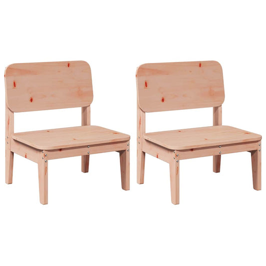 Gartenstühle 2 Stk. 60x52,5x72 cm Massivholz Douglasie