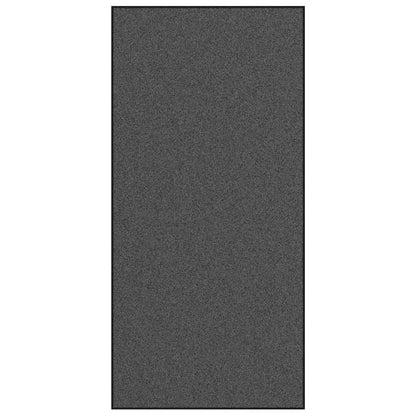Fußmatte Anthrazit und Schwarz 120 x 250 cm Polyamid und PVC