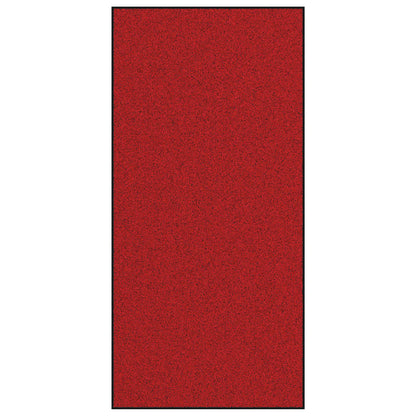 Fußmatte Rot und Schwarz 120 x 250 cm Polyamid und PVC