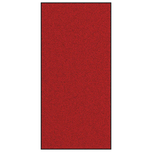 Fußmatte Rot und Schwarz 120 x 250 cm Polyamid und PVC