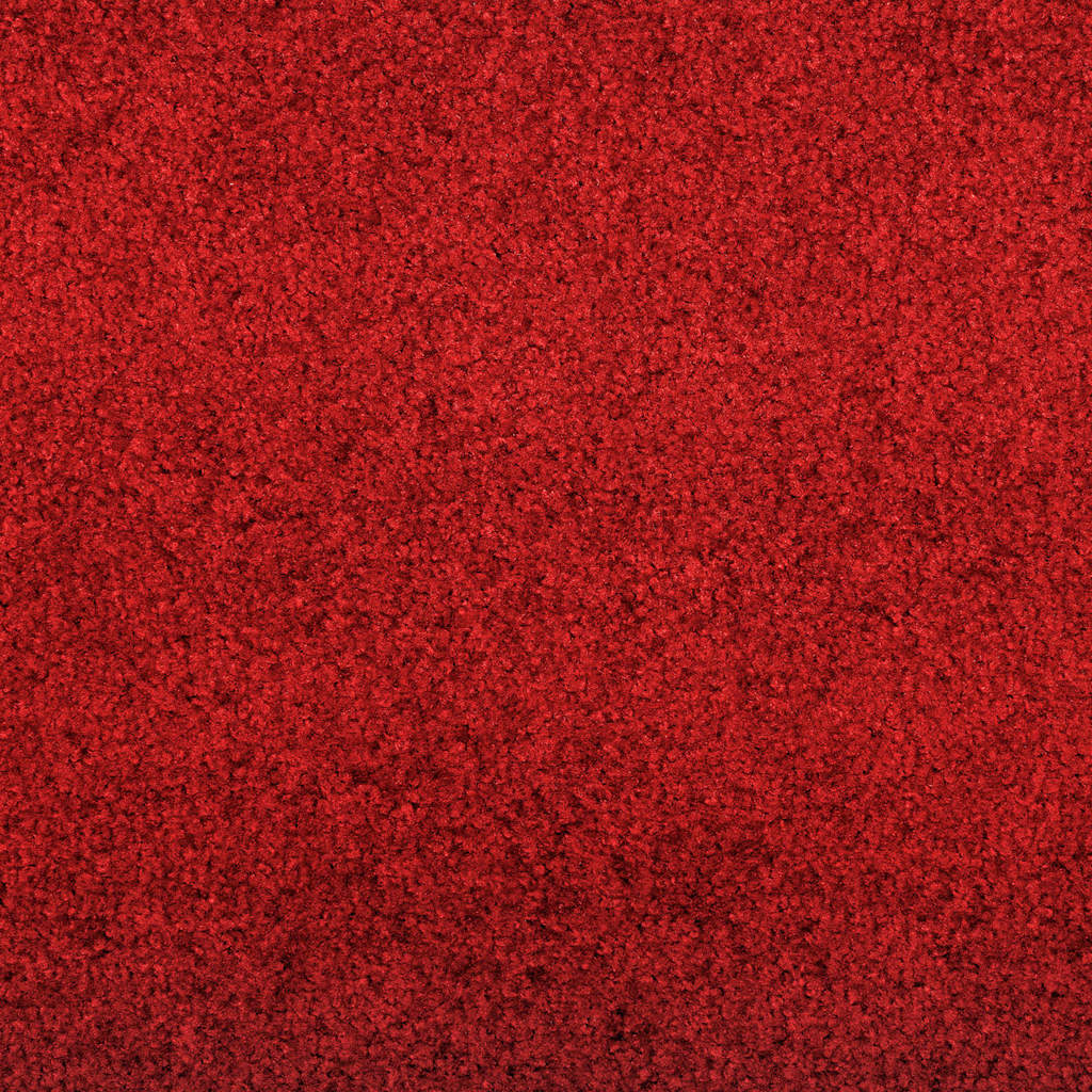 Fußmatte Rot und Schwarz 120 x 300 cm Polyamid und PVC
