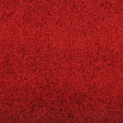 Fußmatte Rot und Schwarz 120 x 300 cm Polyamid und PVC
