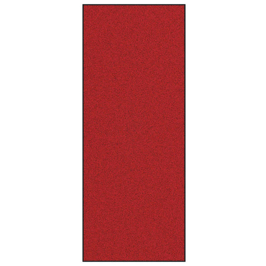 Fußmatte Rot und Schwarz 120 x 300 cm Polyamid und PVC