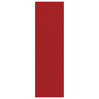Fußmatte Rot und Schwarz 120 x 400 cm Polyamid und PVC