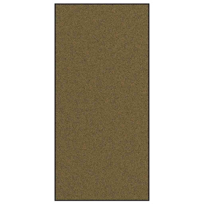 Fußmatte Braun und Schwarz 120 x 250 cm Polyamid und PVC