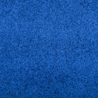 Fußmatte Blau und Schwarz 120 x 250 cm Polyamid und PVC