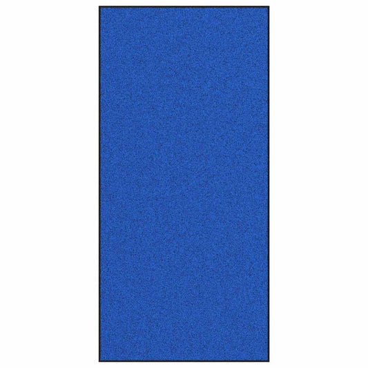 Fußmatte Blau und Schwarz 120 x 250 cm Polyamid und PVC