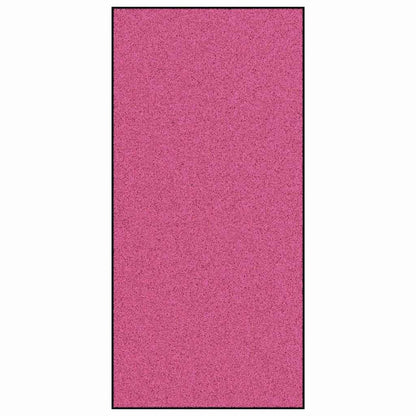 Fußmatte Pink und Schwarz 120 x 250 cm Polyamid und PVC