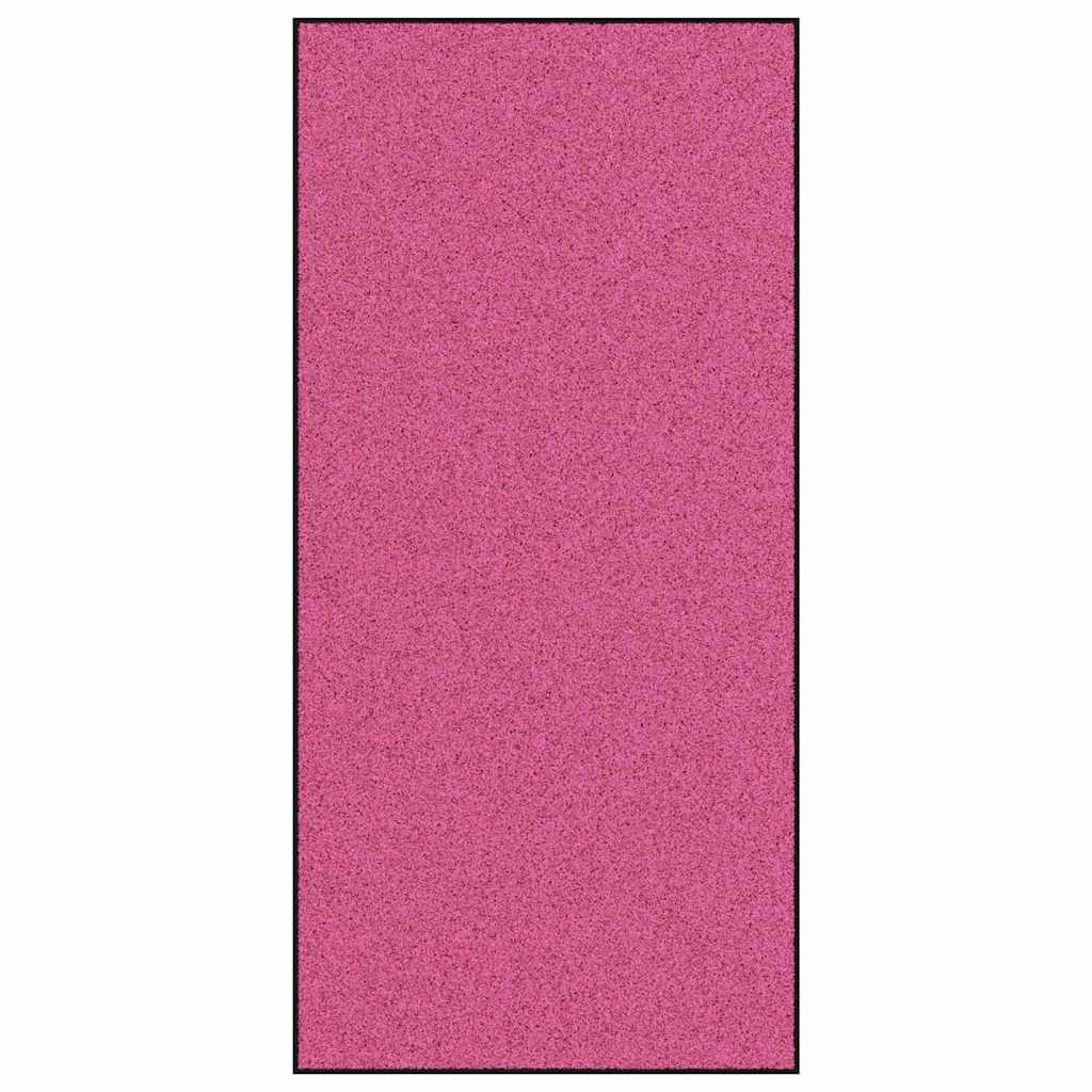 Fußmatte Rosa und Schwarz 120 x 250 cm Polyamid und PVC