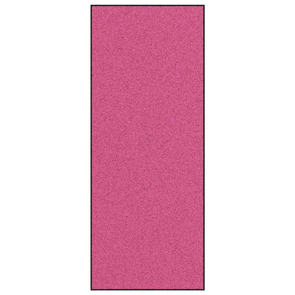 Fußmatte Pink und Schwarz 120 x 300 cm Polyamid und PVC