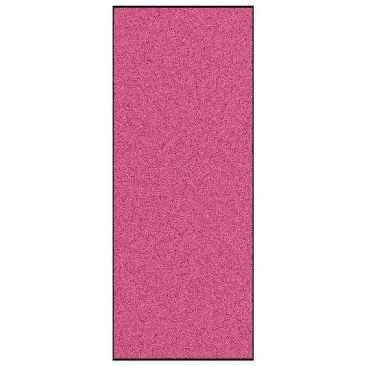 Fußmatte Pink und Schwarz 120 x 300 cm Polyamid und PVC
