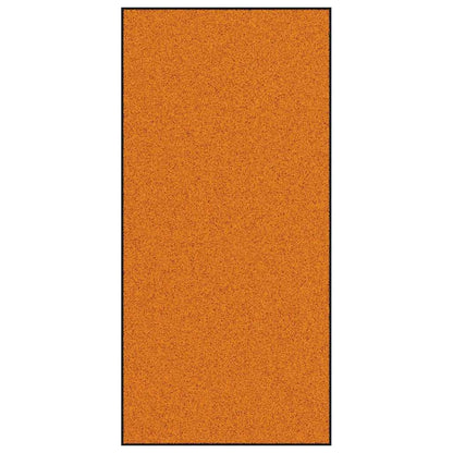 Fußmatte Orange und Schwarz 120 x 250 cm Polyamid und PVC