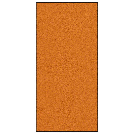 Fußmatte Orange und Schwarz 120 x 250 cm Polyamid und PVC