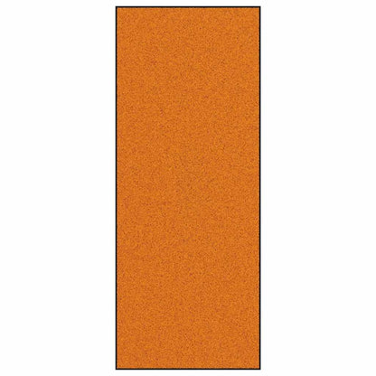 Fußmatte Orange und Schwarz 120 x 300 cm Polyamid und PVC