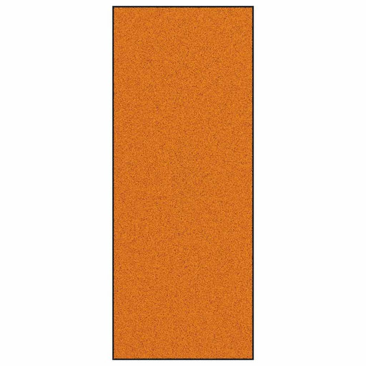 Fußmatte Orange und Schwarz 120 x 300 cm Polyamid und PVC