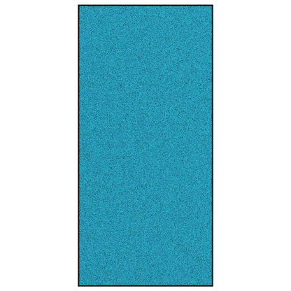 Fußmatte Cyan und Schwarz 120 x 250 cm Polyamid und PVC