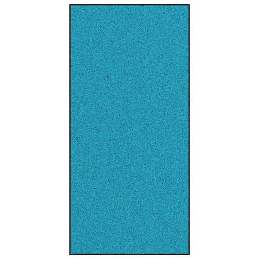 Fußmatte Cyan und Schwarz 120 x 250 cm Polyamid und PVC