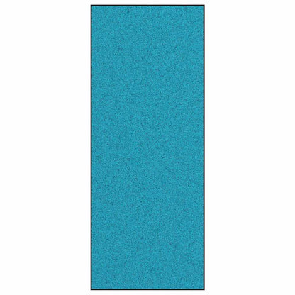 Fußmatte Cyan und Schwarz 120 x 300 cm Polyamid und PVC