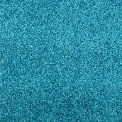 Fußmatte Cyan und Schwarz 120 x 400 cm Polyamid und PVC