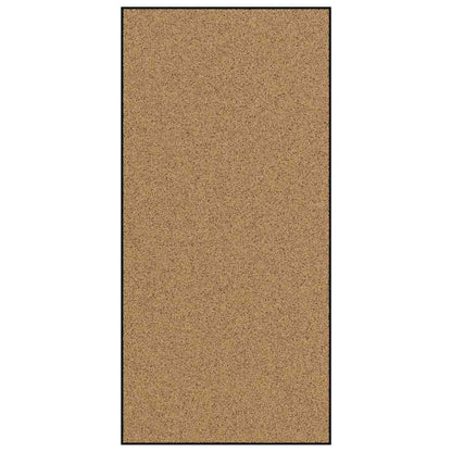 Fußmatte Creme und Schwarz 120 x 250 cm Polyamid und PVC